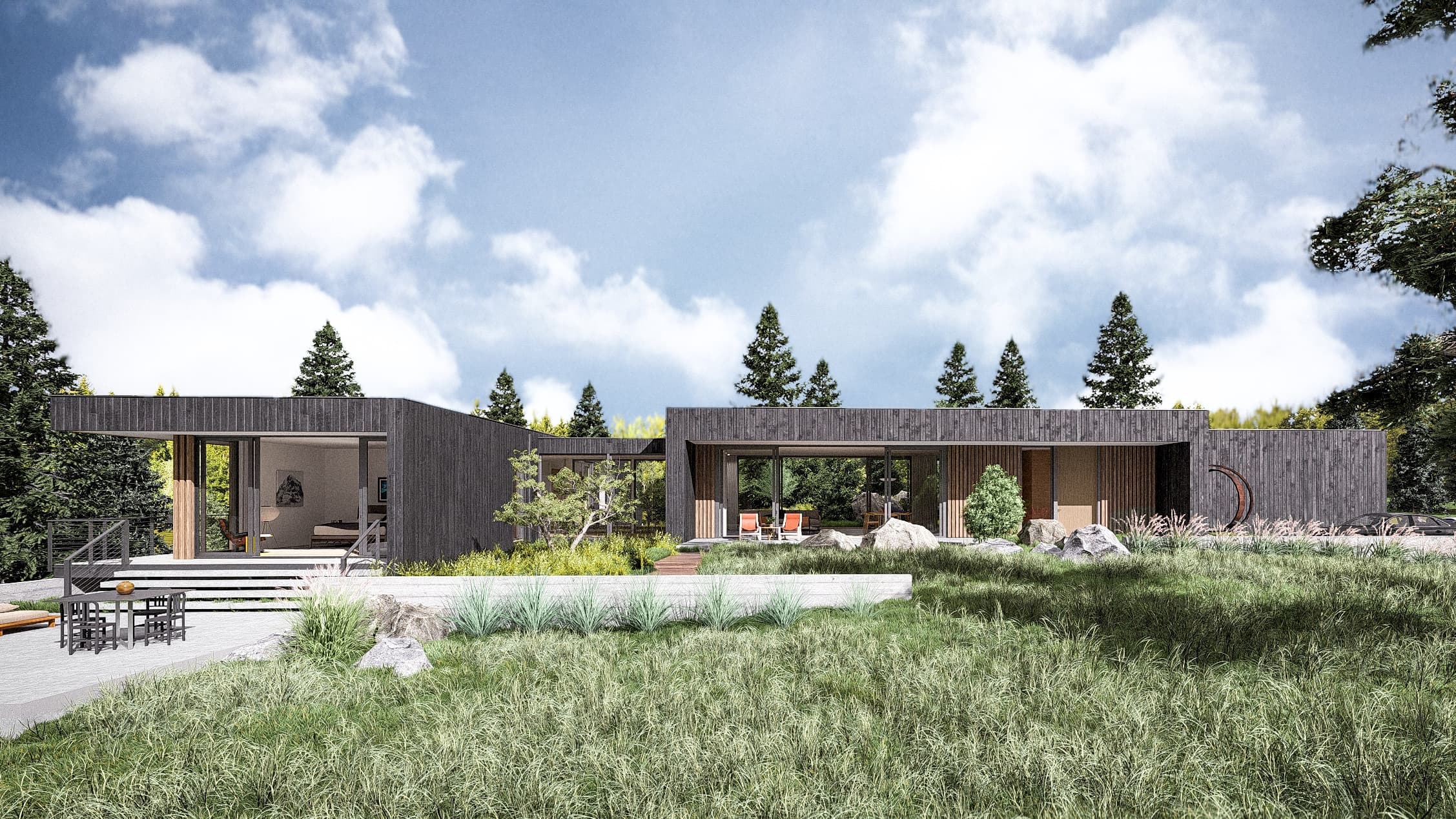 Betasso Overlook — Front Elevation